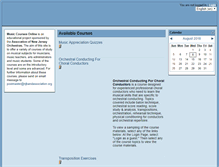 Tablet Screenshot of musiccoursesonline.org